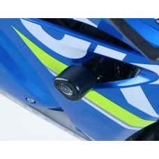 R&G Racing Crash Protectors - Aero Style for Suzuki GSX-R 1000 / R1000R '17-19 [Non-Drill Kit]